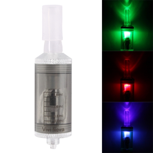 Vivi Nova 2.8ml LED Detachable E-Cigarette Atomizer with Scale (Black) - Click Image to Close